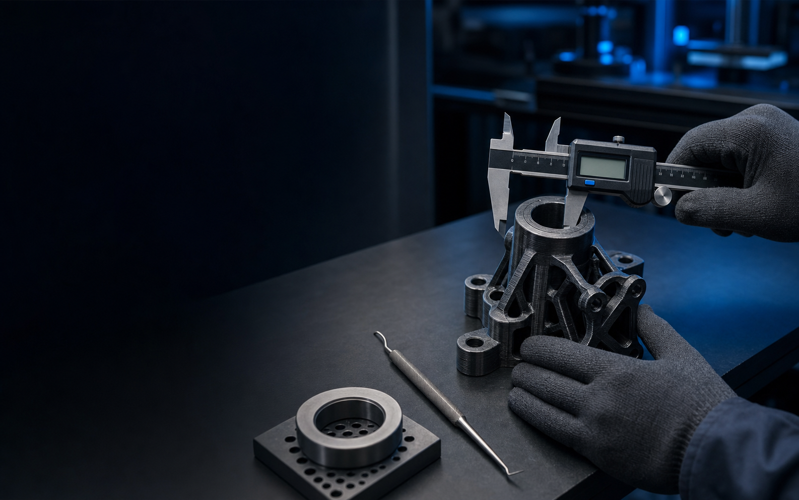 Контроль качества и постобработка 3D-печатной детали